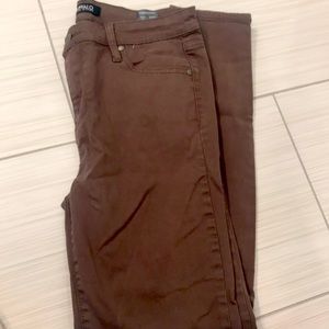 Brown, jean/pants, never worn